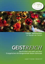 GeistReich 4/2011 - Evangelische Kirchengemeinde