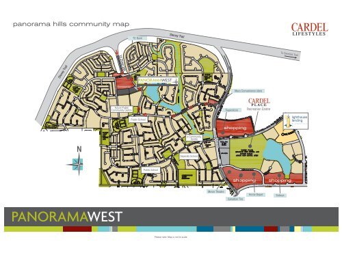 panorama hills community map - Cardel Lifestyles