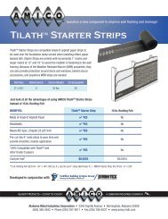 TilathTM Starter Strips - AMICO Building Products