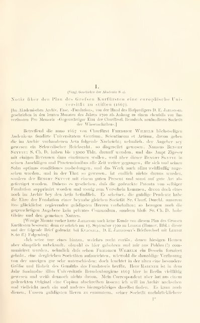 Geschichte der Königlich Preussischen ... - Warburg Institute