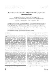 Preparation and Characterization of Polyimide/Modified β-Cyclodextrin