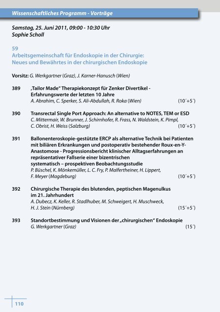 3w - 54. Österreichischer Chirurgenkongress