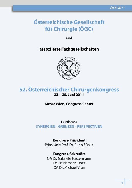 3w - 54. Österreichischer Chirurgenkongress