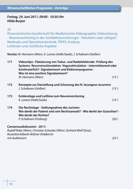 3w - 54. Österreichischer Chirurgenkongress