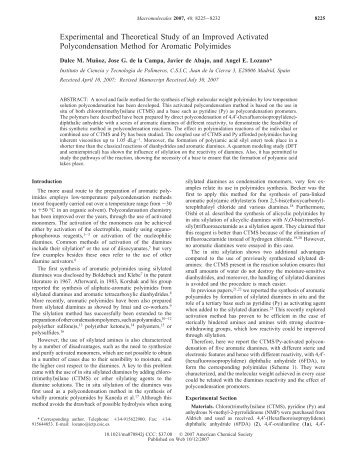 Experimental and Theoretical Study of an Improved Activated ...
