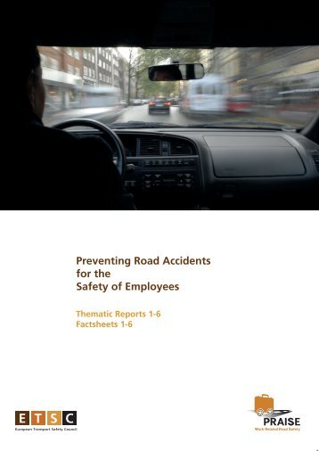 Preventing Road Accidents for the Safety of Employees - ETSC