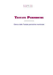 TESTATE PERIODICHE - Università degli Studi di Parma