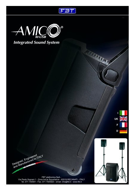 AMICO 10 USB OWNERS.cdr - FBT