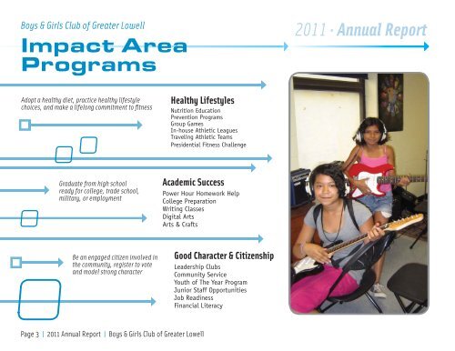 2011.Annual Report - Boys and Girls Clubs of Greater Lowell ...