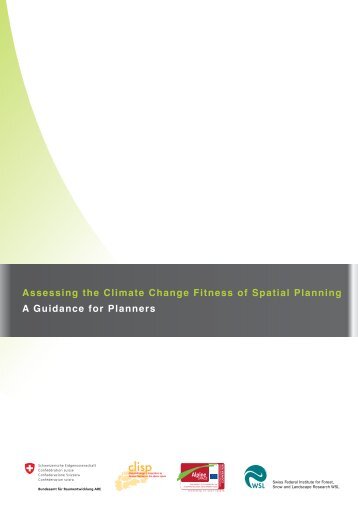 Assessing the Climate Change Fitness of Spatial Planning A ... - clisp