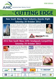 NSW Oct 2012 - Australian Meat Industry Council