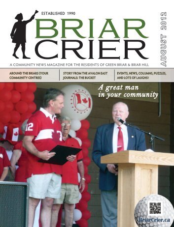 A great man in your community - Briar Crier