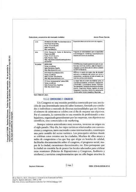 Estructura y Economía del Mercado Turístico - Amiando