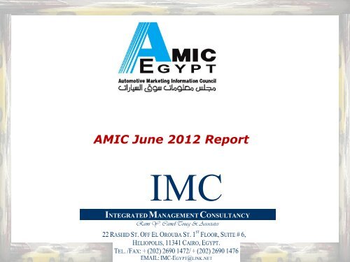 AMIC June 2012 Report