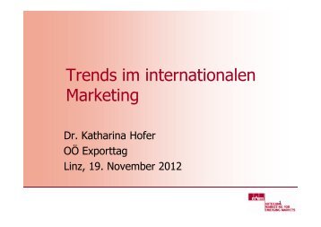 Hofer_Trends im internationalen Marketing.pdf - Amiando