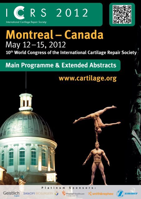 Montreal – Canada - International Cartilage Repair Society