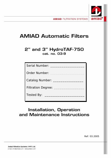 AMIAD Automatic Filters