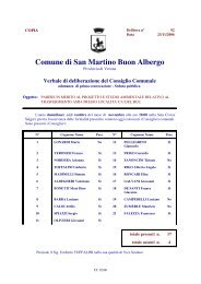 Delibere del Consiglio Rel. 2.0 - Comune di San Martino Buon ...