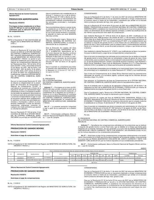 BOLETIN OFICIAL - Honorable Cámara de Diputados de la Nación