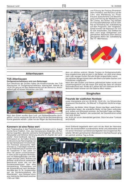 Mitteilungsblatt Ausgabe 35 - Verbandsgemeinde Nassau