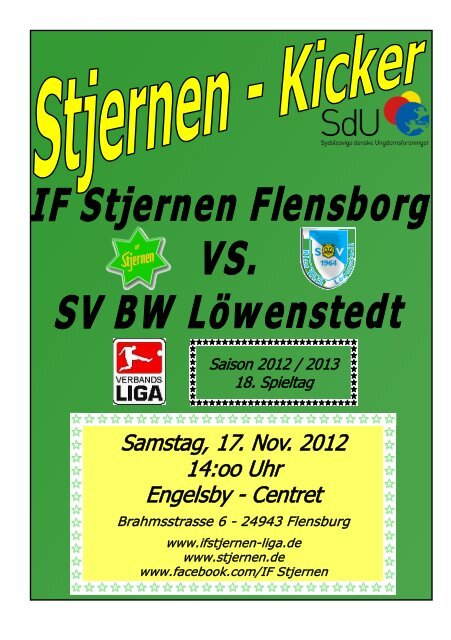SV Blau-Weiß Löwenstedt - IF Stjernen Ligamannschaft