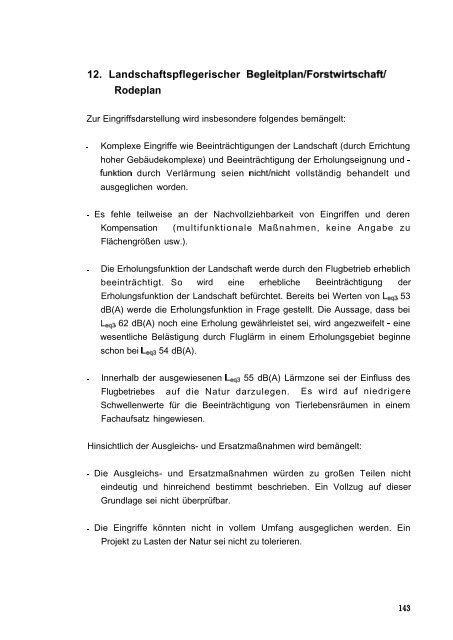 Stellungnahme zum Ergebnis des Anhörungsverfahrens - BVBB eV