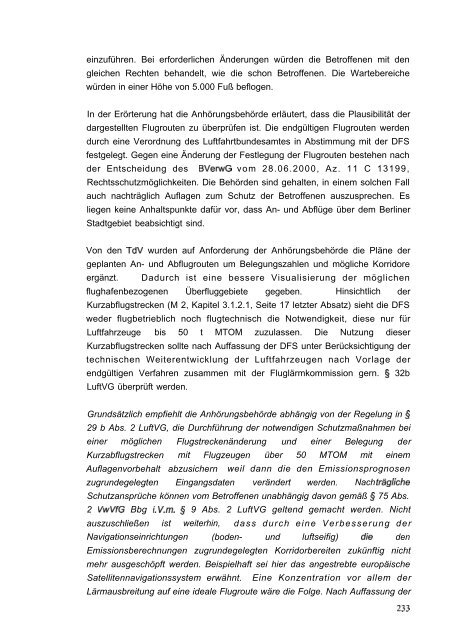 Stellungnahme zum Ergebnis des Anhörungsverfahrens - BVBB eV