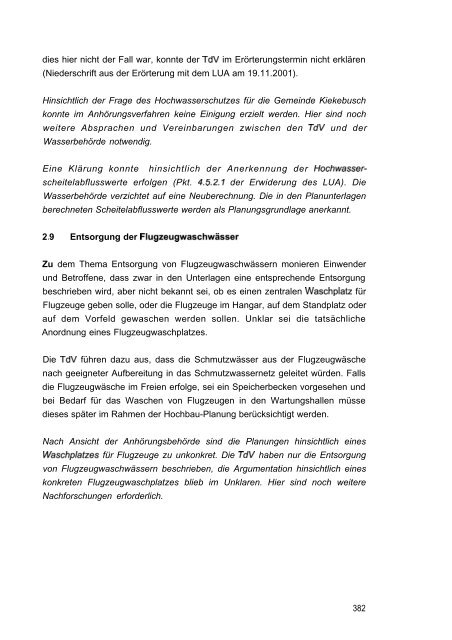 Stellungnahme zum Ergebnis des Anhörungsverfahrens - BVBB eV