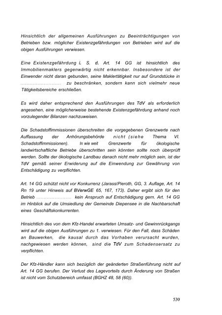 Stellungnahme zum Ergebnis des Anhörungsverfahrens - BVBB eV