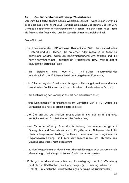 Stellungnahme zum Ergebnis des Anhörungsverfahrens - BVBB eV