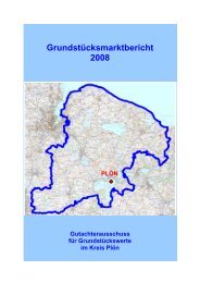 Grundstücksmarktbericht 2008 - bei den Gutachterausschüssen in ...