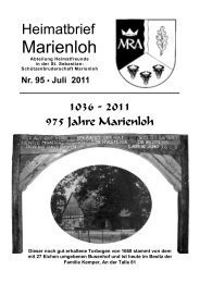 Brief 95 - Juli 2011 - Heimatbriefe Marienloh