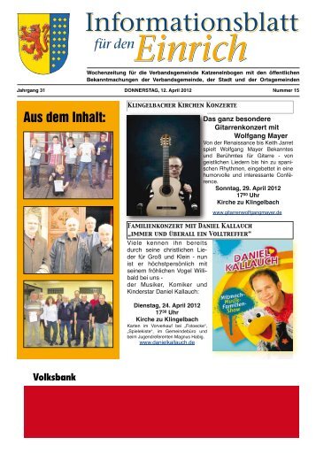 Ausgabe 15 (12.04.12) - Ortsgemeinde Kördorf