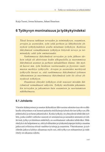 Työkyvyn ulottuvuudet - Julkari