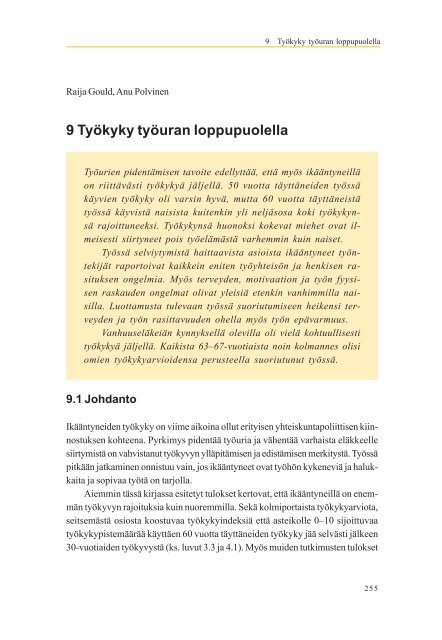 Työkyvyn ulottuvuudet - Julkari