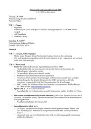 Protokoll Landesjugendkonvent 2009 - EJBO