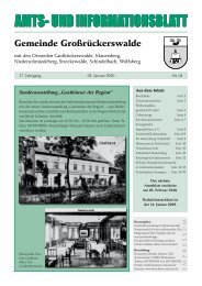 mit den Ortsteilen Großrückerswalde, Mauersberg - Gemeinde ...