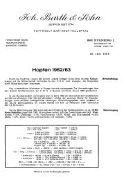 Hopfen 1962/63 - Barth-Haas Group