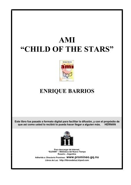 Barrios, Enrique - AMI, Child of the Stars - Infinite Unknown