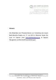 Pressemappe - Barth-Haas Group