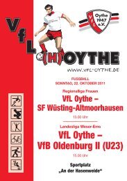 VfL Oythe – VfB Oldenburg II (U23)