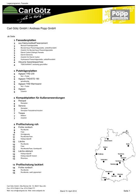 Carl Götz GmbH / Andreas Popp GmbH