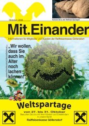 Weltspartage - MeineRaika.at