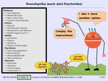 Neuroleptika (auch AntiPsychotika) - Wikimedia
