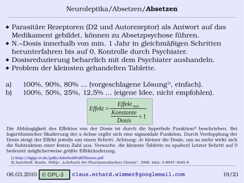 Neuroleptika (auch AntiPsychotika) - Wikimedia