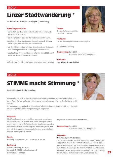 Das SLOÖ Fortbildungs-programm im PDF - SLÖ Oberösterreich