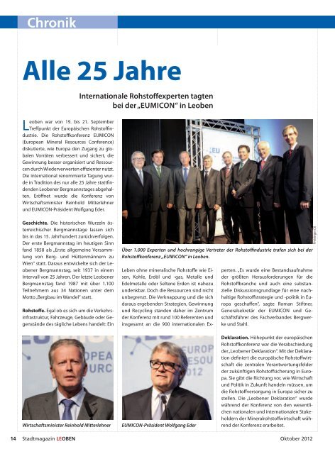 Oktober 2012 - PDF - Leoben