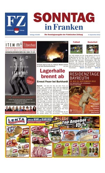 FZ - Sonntag in Franken E-Paper - Nordbayerischer Kurier