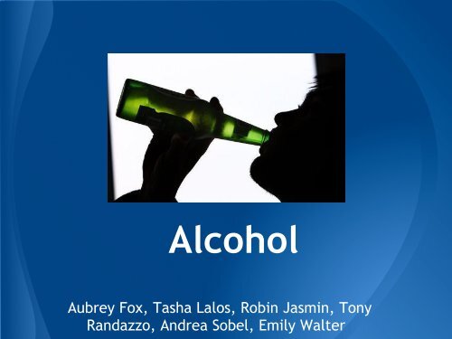 Alcohol - University of Colorado Boulder