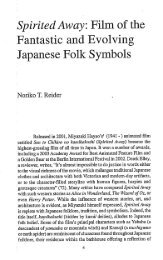 Spirited Away: Film of the Japanese Folk Symbols